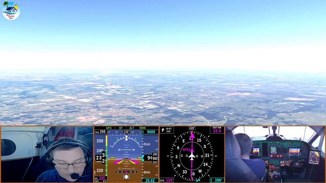 MSFS2020 Black Square 350i | VATSIM | Home Built Flight Deck | College Station to Houston Hobby Tx. смотреть онлайн