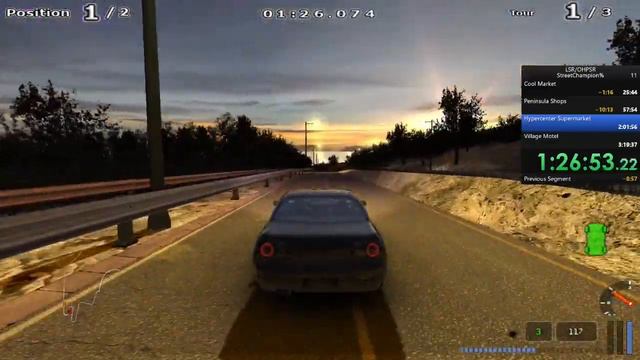 Overspeed (L.A. Street Racing) Speedrun World Record: 2:52:52 смотреть онлайн