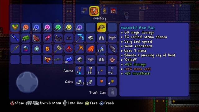 Let's Play Terraria 1.2 For Xbox 360 Item Giveaway - Masterful Heat Ray!! смотреть онлайн