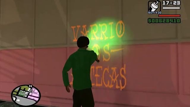 Прохождение GTA SA 100 Граффити смотреть онлайн