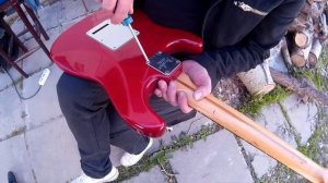 отстройка FENDER STRATOCASTER (эпизод 1, снимаем гриф)