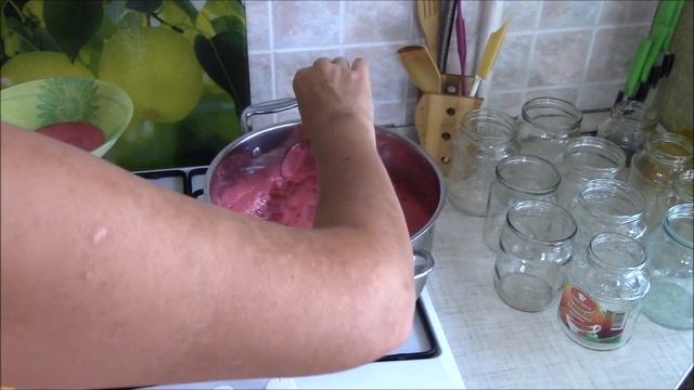 Полезное Малиновое варенье/Варенье из малины/Заготовка на зиму. смотреть онлайн