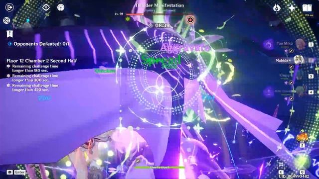 C0 Raiden Aggravate & C0 Yae Hyperbloom | Spiral Abyss 3.7 Floor 12 9 Stars | Genshin Impact 3.7 смотреть онлайн