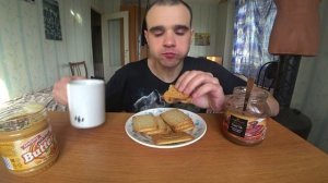 МУКБАНГ/АСМР ШОКОЛАД/ПЕЧЕНЬЕ/АРАХИСОВАЯ ПАСТА/ШОКОЛАДНАЯ ПАСТА/КОФЕ/СЛАДОСТИ/EATING/ASMR/Mukbang#273