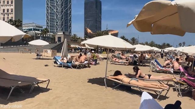 ☀️ Barcelona in June 2023: Unforgettable Moments at Beach Walk ? смотреть онлайн