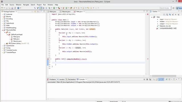 Let's Code - Neuronale Netze - Java für Fortgeschrittene смотреть онлайн