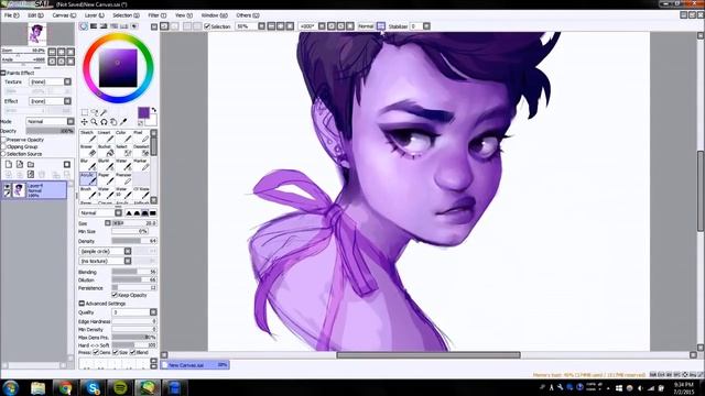 Speedpaint: [Self Portrait] 2015 смотреть онлайн