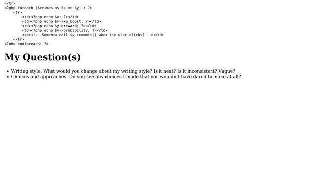Code Review: Browser-based Mafia game in PHP (2 Solutions!!) смотреть онлайн