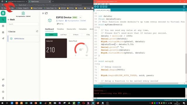[SOURCE CODE] Simple Blynk IOT ESP32 смотреть онлайн