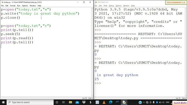 File Handling - Text File | Class 12 Computer Science with Python (Video 21) смотреть онлайн