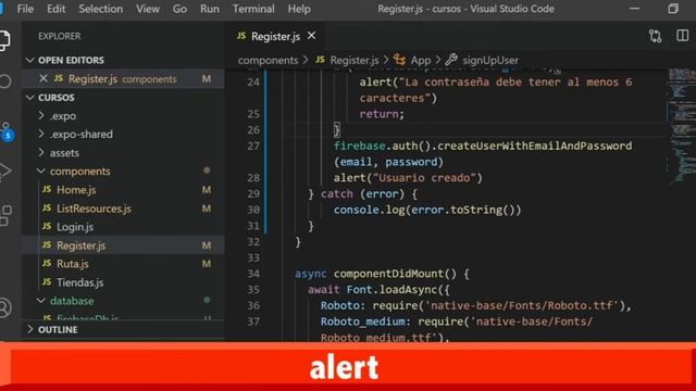 21 - React Native - Firebase - Registro de Usuario. смотреть онлайн