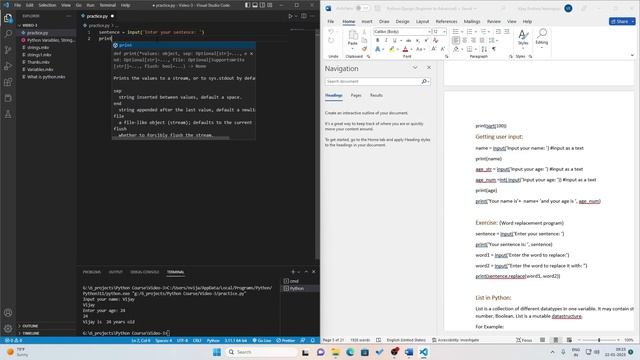 Getting User Input | Telugu | Python Beginner Course |Part-5 смотреть онлайн