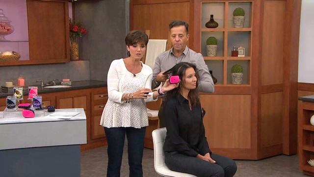 Tangle Teezer Set of 2 Detangling Compact Stylers with Nancy Hornback смотреть онлайн