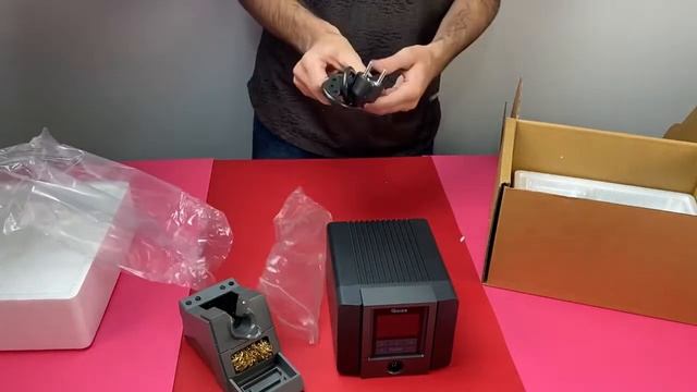 unboxing quick ts1200a soldering station смотреть онлайн