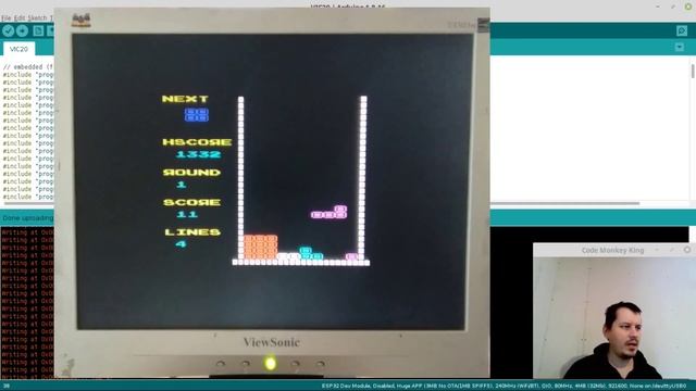 How to install esp32 TTGO Micro 32 board + FabGL to Arduino IDE and setup Commodore VIC-20 emulator смотреть онлайн