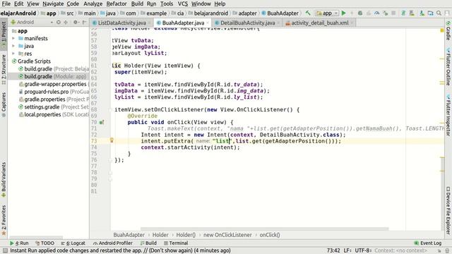 Parsing data Menggunakan parcelable смотреть онлайн