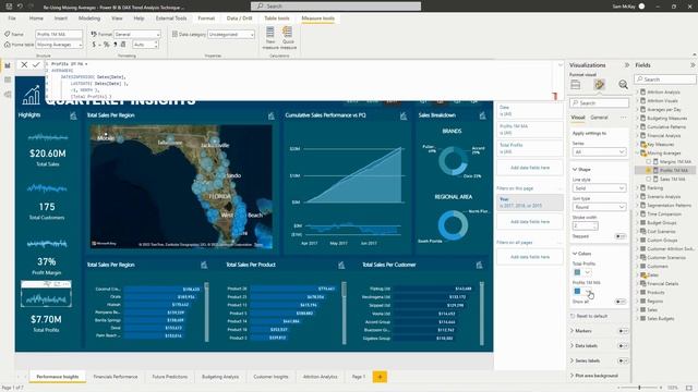 Reusing Moving Averages - Power BI & DAX Trend Analysis Technique [2023 Update] смотреть онлайн