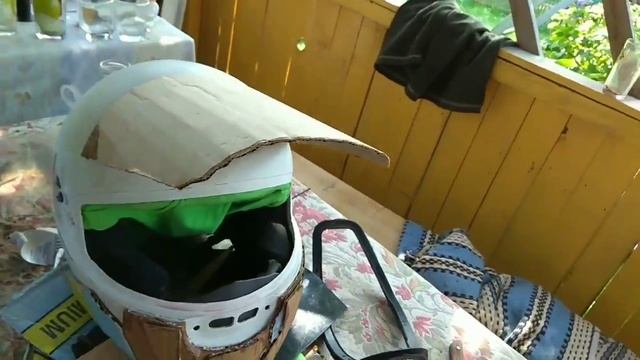 Самодельный кроссовый шлем/homemade cross-over helmet смотреть онлайн