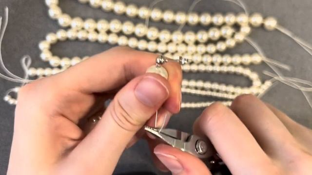 Стильный образ для невесты! Жемчужные серьги своими руками | Tanissa Hobby смотреть онлайн