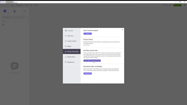 How to Turn On Viber Lock while you are away on PC смотреть онлайн