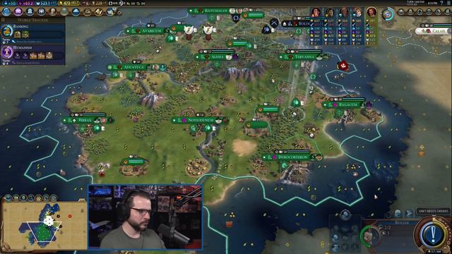 CIVILIZATION 6 - Gaul (Deity) - INDOMITABLE AMBIORIX - Part 7 - NEW FRONTIER PASS (MODDED) смотреть онлайн