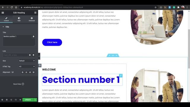 How to Make Horizontal Website Using Elementor Free | DCreato Academy смотреть онлайн