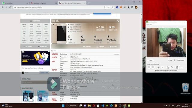 Vivo 1606 Specifications