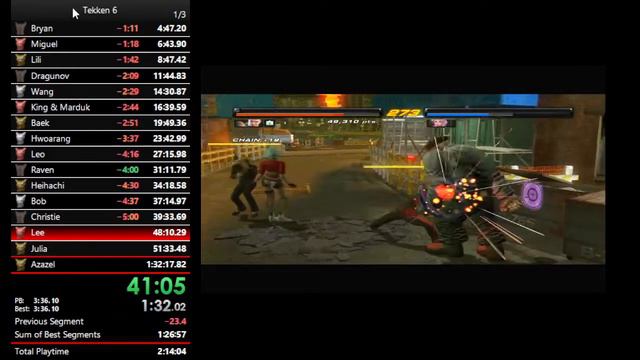 Tekken 6 Scenario Campaign% WR (1:23:07) смотреть онлайн