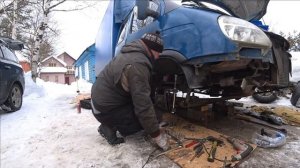 ЗАМЕНА ШКВОРНЕЙ НА ГАЗЕЛИ.  Думал будет легче. Первый мучительный опыт.