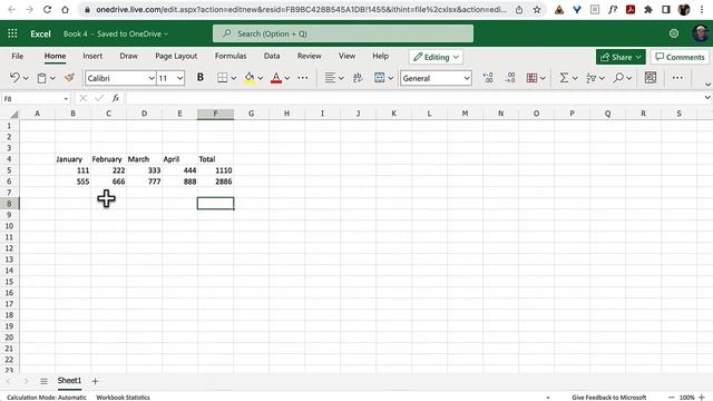 Using Excel Online смотреть онлайн