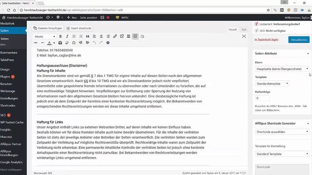 Impressum auf Noindex stellen смотреть онлайн