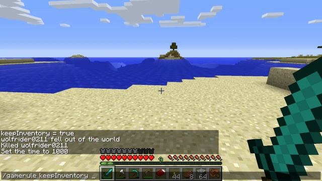 Minecraft : Trick of the day / How to keep Inventory when you die смотреть онлайн