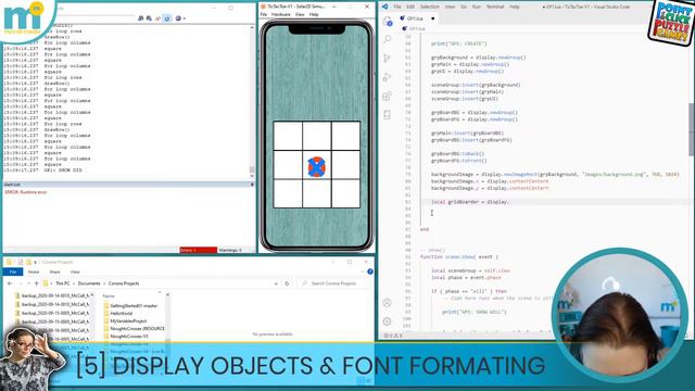 LUA DISPLAY OBJECTS & LUA FONT FORMATING: How To Style Objects, Fonts In Lua
