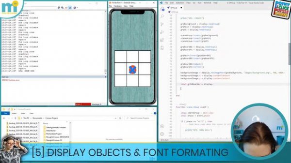 LUA DISPLAY OBJECTS & LUA FONT FORMATING: How to style objects, fonts in Lua