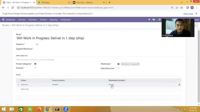 Tutorial Inventory-Internal Transfer pada Odoo 16 смотреть онлайн