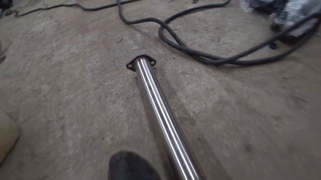 Спортивный выхлоп субару+флейта