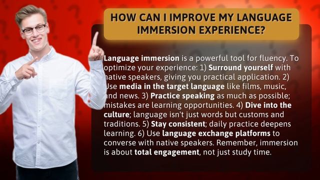 How Can I Improve My Language Immersion Experience? смотреть онлайн