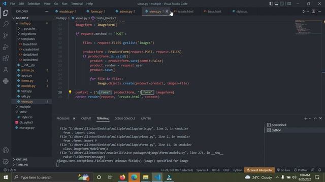 Multiple Image Upload in Django (Ecommerce Website) | Django Tutorial for Beginners смотреть онлайн