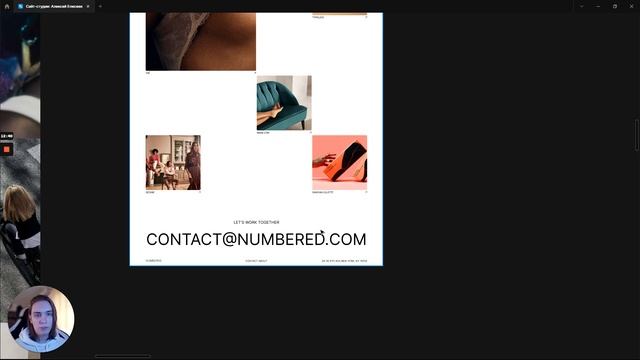 NUMBERED — Презентация редизайна корпоративного сайта [Школа дизайна UPROCK]