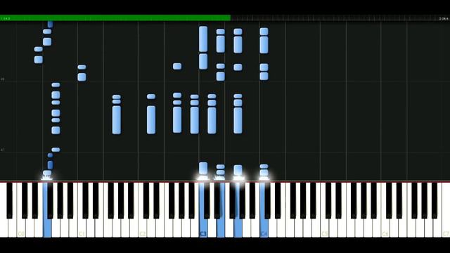 Mariah Carey - Santa claus is coming to town [Piano Tutorial] Synthesia | passkeypiano смотреть онлайн