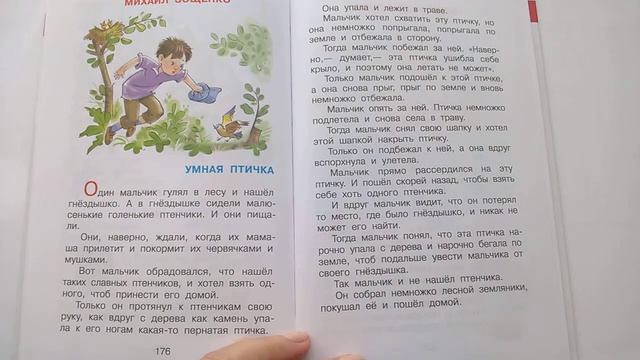189 Умная птичка М Зощенко Хрестоматия для младшей группыПочитай-ка, читаем детские книги. смотреть онлайн