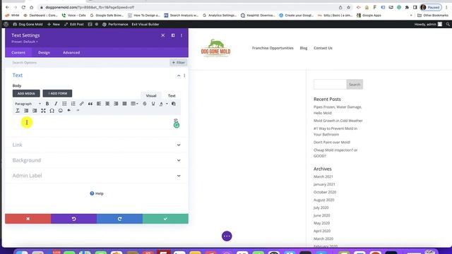 How to post a blog article on WordPress using Divi смотреть онлайн