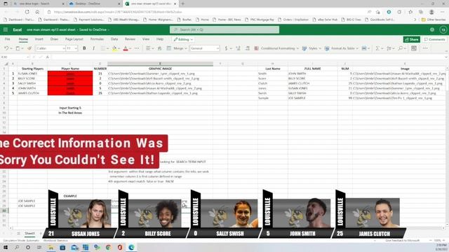 Starting 5 Pt3 Adding Data to graphic with Excel and Vlookup function | One Man's Stream Episode1 смотреть онлайн