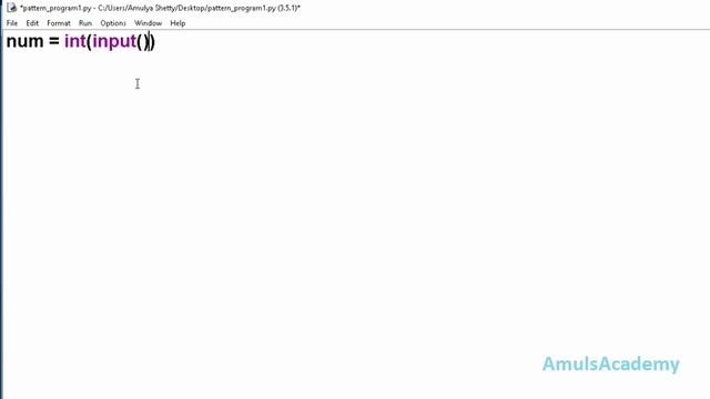 Python Pattern Programs - Printing Stars '*' in Right Angle Triangle Shape | Star Pattern смотреть онлайн