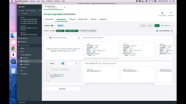 #5 how to use group mongodb | $group mongodb | mongodb | mongodb aggregation framework | mongodb смотреть онлайн