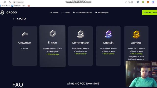 Crodo обзор стейкинга (stake) и инвестирование в проект смотреть онлайн