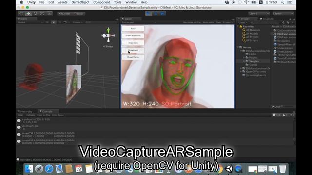 Dlib FaceLandmark Detector MultiPlatform Demo смотреть онлайн