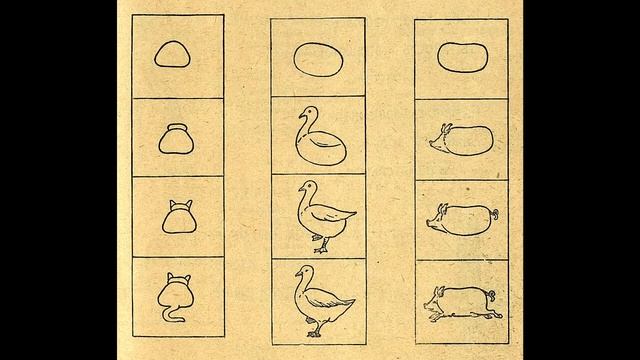 Обучение рисованию животных и людей из геометрических фигур в Российской Империи смотреть онлайн