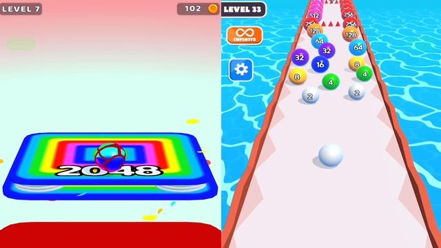 Going Balls, Ball Run 2048, Ball Master, Ball Run 3D All Levels Hyper Games смотреть онлайн