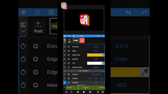 Cara mudah merubah logo 2D menjadi 3D animasi dengan HP android | Node Video смотреть онлайн